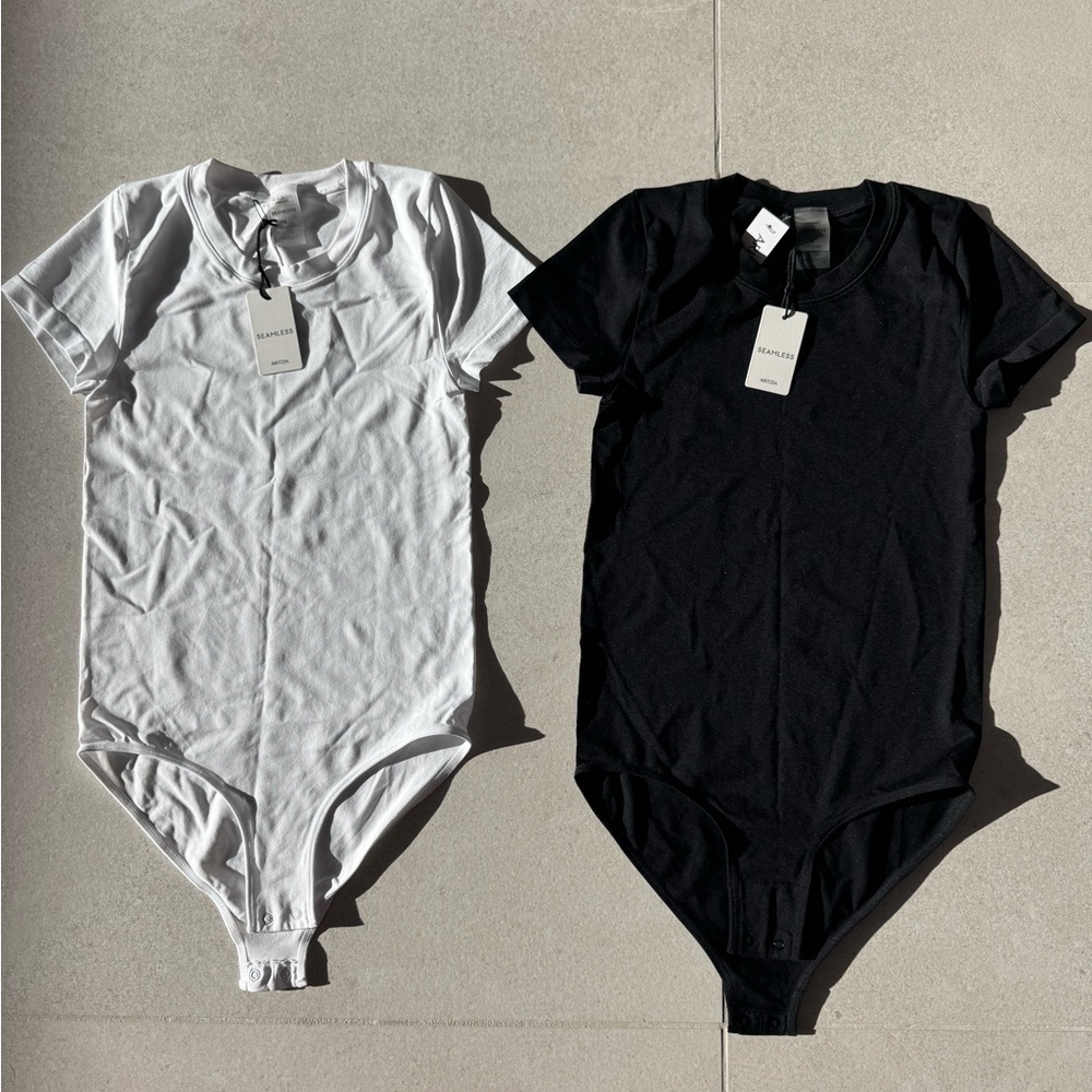 Aritzia Black and White Jumpsuits